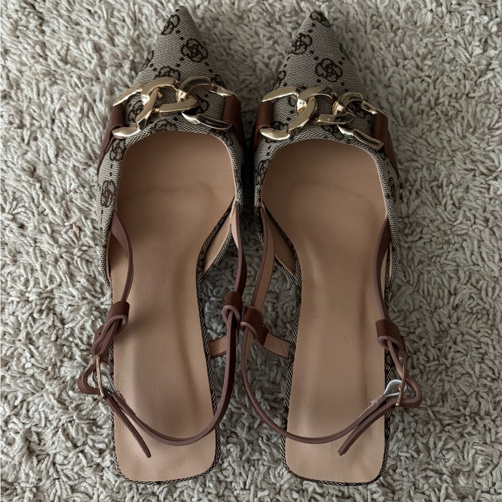Elegant Women's Designer Slingback Shoes